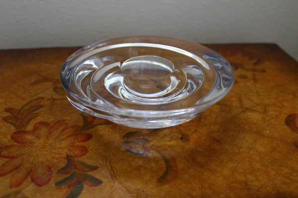 Collectible Miller Rogaska  Lead crystal Candle Holder. Home decor #