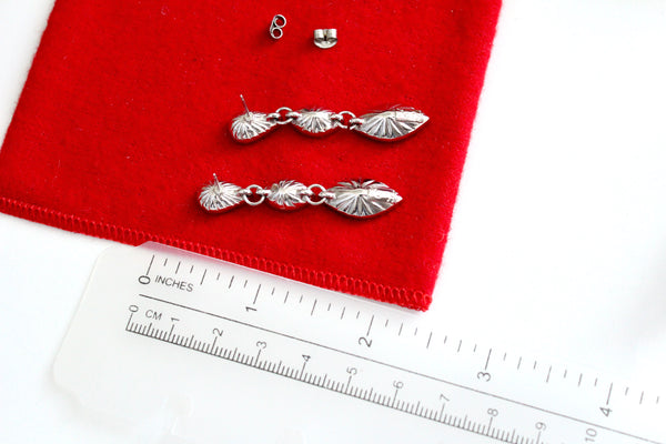 YSL Yves Saint Laurent Drop pierced  Earrings  earrings with crystals