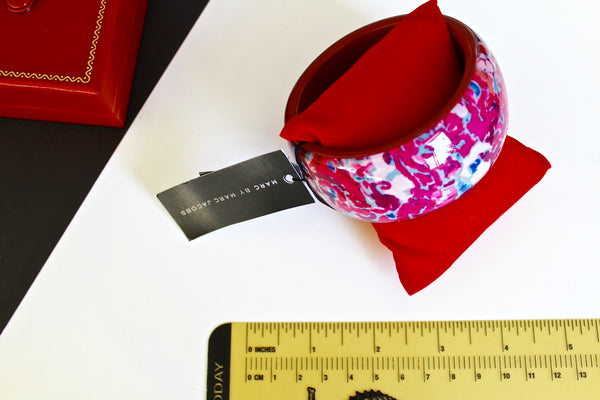 Marc By Marc Jacobs  Pink  Resin Bangle Bracelet