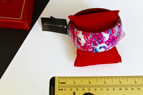 Marc By Marc Jacobs  Pink  Resin Bangle Bracelet