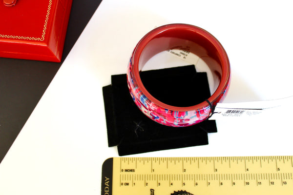 Marc By Marc Jacobs  Pink  Resin Bangle Bracelet