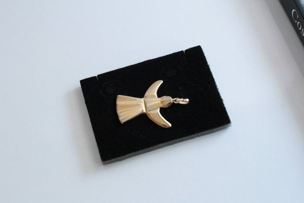 Golden Christmas Georg Jensen Ornament Angel 1993 #1665