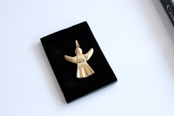 Golden Christmas Georg Jensen Ornament Angel 1993 #1665