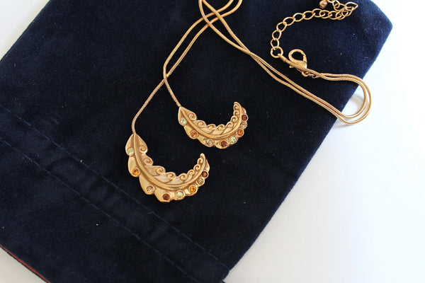 Elegant LANVIN PARIS necklace Pendant, High Couture Necklace #2470