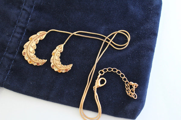 Elegant LANVIN PARIS necklace Pendant, High Couture Necklace #2470