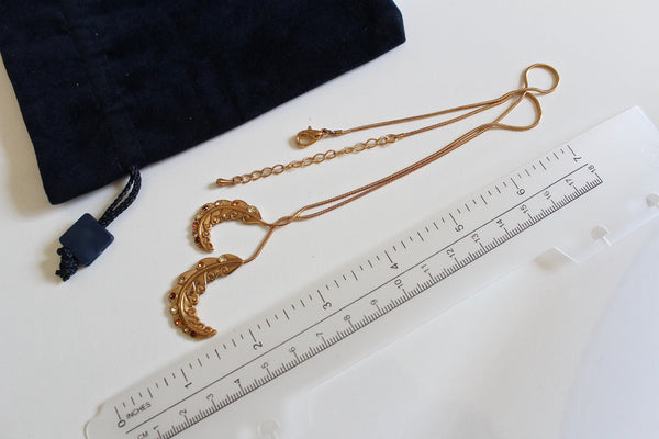 Elegant LANVIN PARIS necklace Pendant, High Couture Necklace #2470