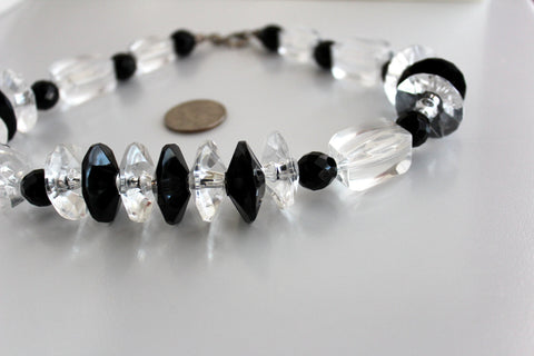 Magnificent Pauline Radar Plastic/ faux  Glass Bead Necklace # 2320